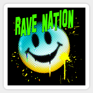SMILEY #8 (RAVE NATION#1) Sticker